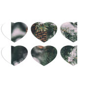 Магнитные фотопазлы Сердце 50 на 50 набор 6 штук 