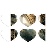 Магнитные фотопазлы Сердце 50 на 50 набор 6 штук 