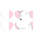 Магнитные фотопазлы Сердце 50 на 50 набор 6 штук Mumintroll