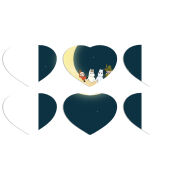 Магнитные фотопазлы Сердце 50 на 50 набор 6 штук Mumintroll