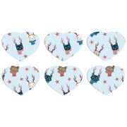 Магнитные фотопазлы Сердце 50 на 50 набор 6 штук 