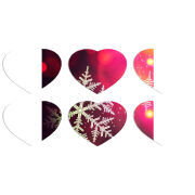 Магнитные фотопазлы Сердце 50 на 50 набор 6 штук 