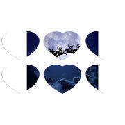 Магнитные фотопазлы Сердце 50 на 50 набор 6 штук 