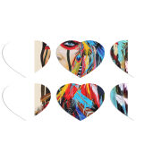 Магнитные фотопазлы Сердце 50 на 50 набор 6 штук 