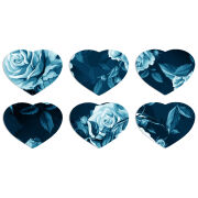 Магнитные фотопазлы Сердце 50 на 50 набор 6 штук 