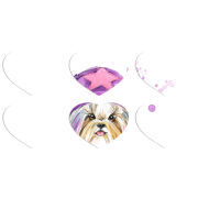 Магнитные фотопазлы Сердце 50 на 50 набор 6 штук 