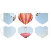 Магнитные фотопазлы Сердце 50 на 50 набор 6 штук 