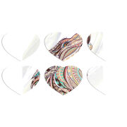 Магнитные фотопазлы Сердце 50 на 50 набор 6 штук 