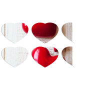 Магнитные фотопазлы Сердце 50 на 50 набор 6 штук 