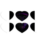 Магнитные фотопазлы Сердце 50 на 50 набор 6 штук 