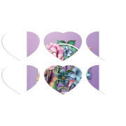 Магнитные фотопазлы Сердце 50 на 50 набор 6 штук 