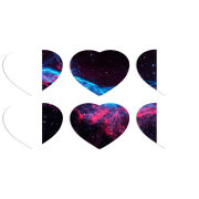 Магнитные фотопазлы Сердце 50 на 50 набор 6 штук 