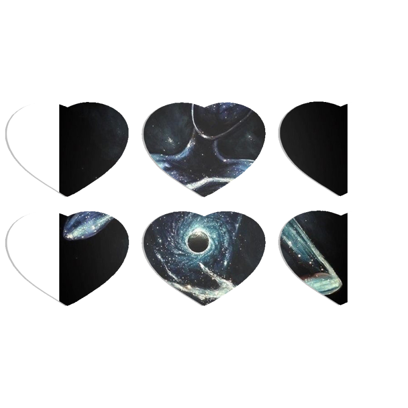 Магнитные фотопазлы Сердце 50 на 50 набор 6 штук 