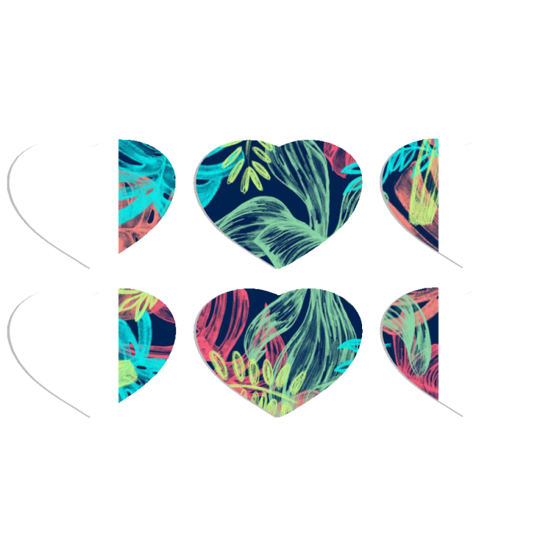 Магнитные фотопазлы Сердце 50 на 50 набор 6 штук 