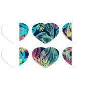 Магнитные фотопазлы Сердце 50 на 50 набор 6 штук 