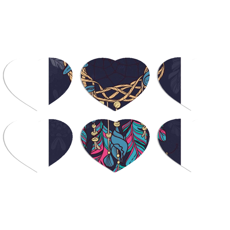 Магнитные фотопазлы Сердце 50 на 50 набор 6 штук 