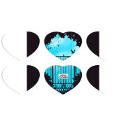 Магнитные фотопазлы Сердце 50 на 50 набор 6 штук 