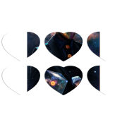 Магнитные фотопазлы Сердце 50 на 50 набор 6 штук 