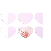 Магнитные фотопазлы Сердце 50 на 50 набор 6 штук 