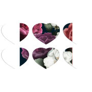 Магнитные фотопазлы Сердце 50 на 50 набор 6 штук 