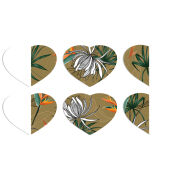 Магнитные фотопазлы Сердце 50 на 50 набор 6 штук 