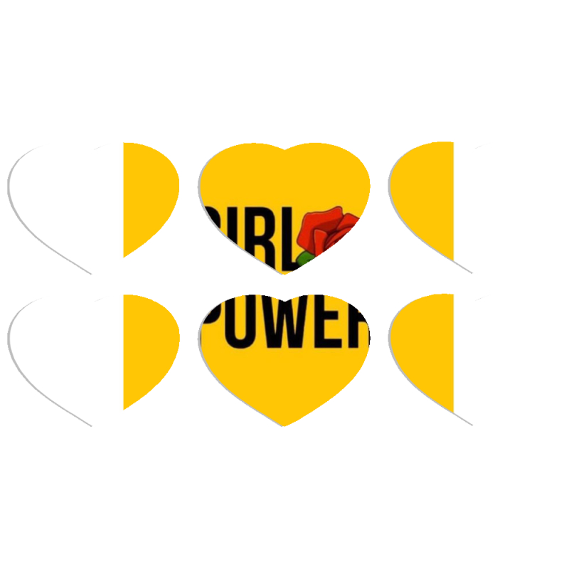 Магнитные фотопазлы Сердце 50 на 50 набор 6 штук 