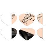 Магнитные фотопазлы Сердце 50 на 50 набор 6 штук 