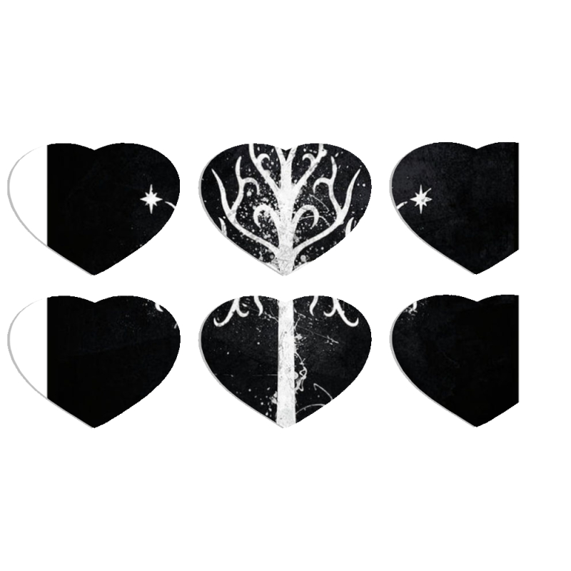 Магнитные фотопазлы Сердце 50 на 50 набор 6 штук Fantasy Tree