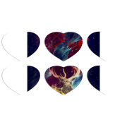 Магнитные фотопазлы Сердце 50 на 50 набор 6 штук 