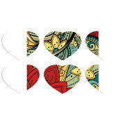 Магнитные фотопазлы Сердце 50 на 50 набор 6 штук 