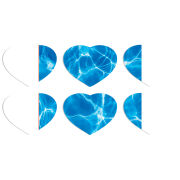 Магнитные фотопазлы Сердце 50 на 50 набор 6 штук 