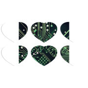 Магнитные фотопазлы Сердце 50 на 50 набор 6 штук Microchip