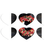 Магнитные фотопазлы Сердце 50 на 50 набор 6 штук 
