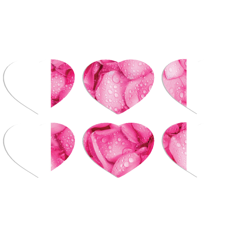 Магнитные фотопазлы Сердце 50 на 50 набор 6 штук 