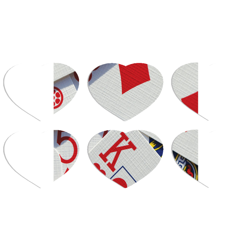 Магнитные фотопазлы Сердце 50 на 50 набор 6 штук 