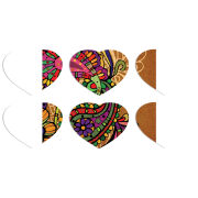 Магнитные фотопазлы Сердце 50 на 50 набор 6 штук 