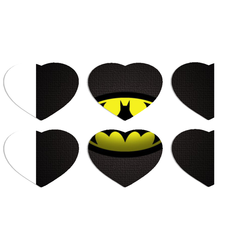 Магнитные фотопазлы Сердце 50 на 50 набор 6 штук 