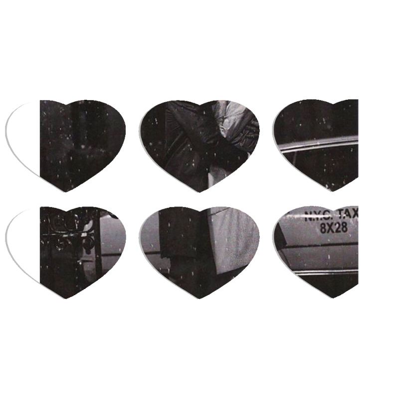 Магнитные фотопазлы Сердце 50 на 50 набор 6 штук 