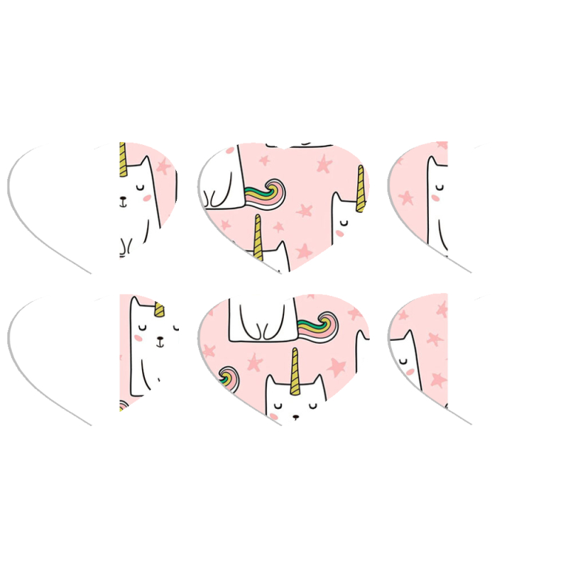 Магнитные фотопазлы Сердце 50 на 50 набор 6 штук 