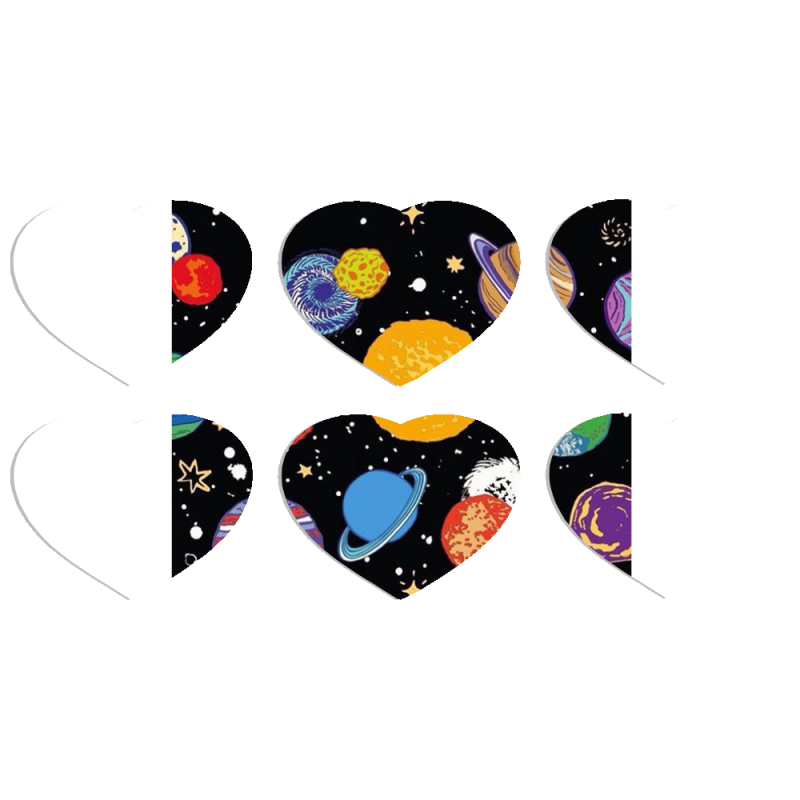 Магнитные фотопазлы Сердце 50 на 50 набор 6 штук 