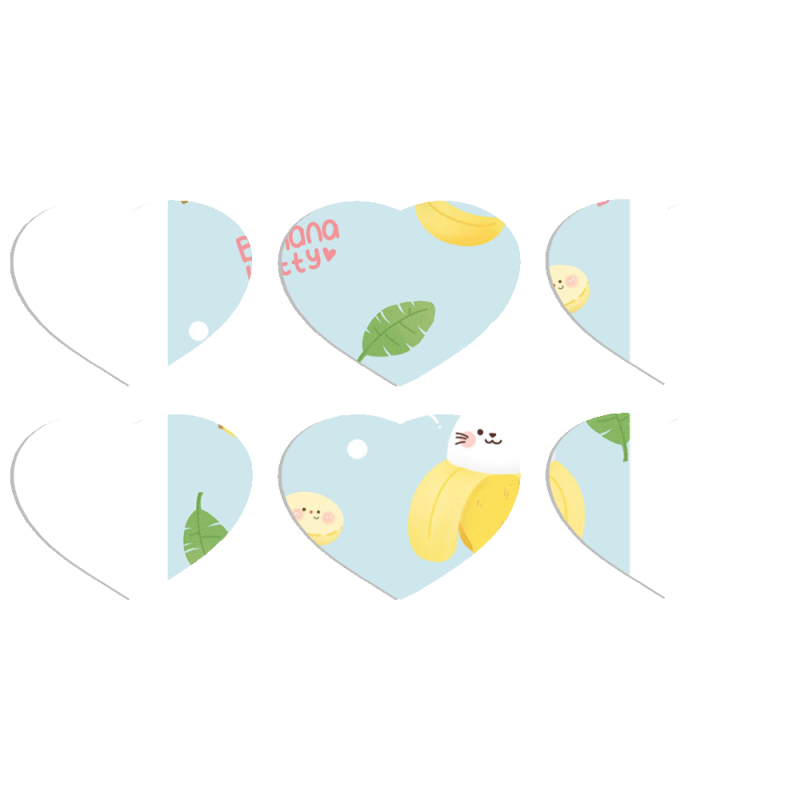 Магнитные фотопазлы Сердце 50 на 50 набор 6 штук 