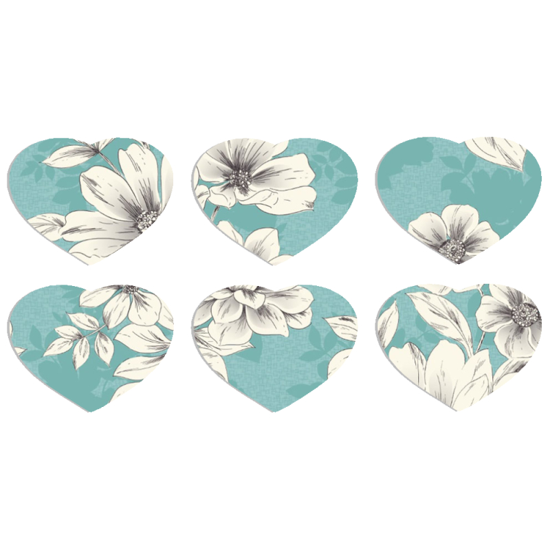 Магнитные фотопазлы Сердце 50 на 50 набор 6 штук 