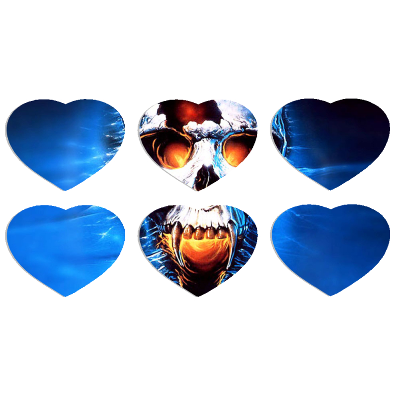 Магнитные фотопазлы Сердце 50 на 50 набор 6 штук 