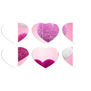 Магнитные фотопазлы Сердце 50 на 50 набор 6 штук 