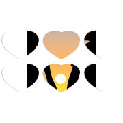 Магнитные фотопазлы Сердце 50 на 50 набор 6 штук 