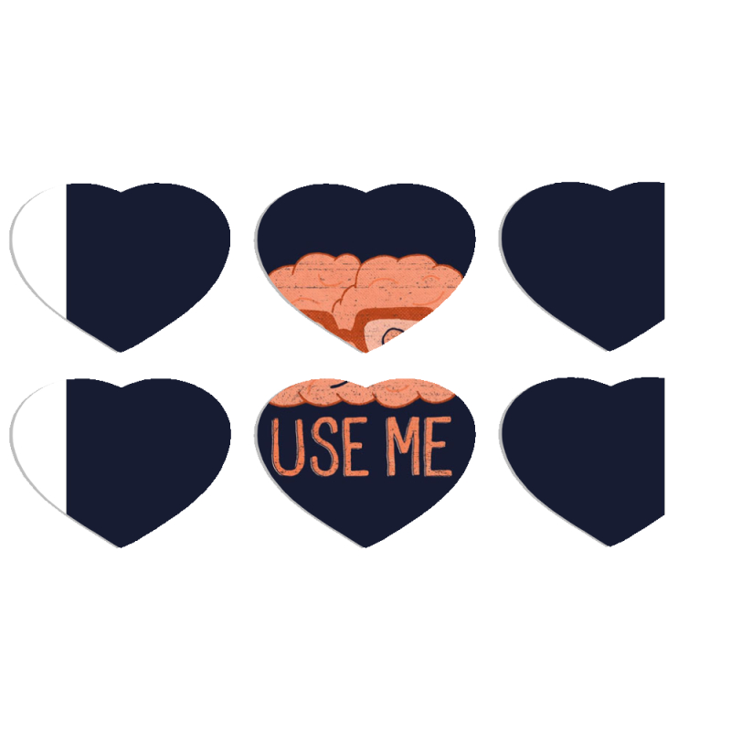 Магнитные фотопазлы Сердце 50 на 50 набор 6 штук 