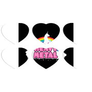 Магнитные фотопазлы Сердце 50 на 50 набор 6 штук 