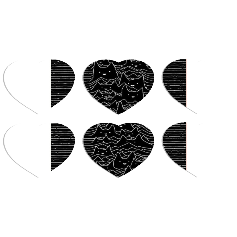 Магнитные фотопазлы Сердце 50 на 50 набор 6 штук 