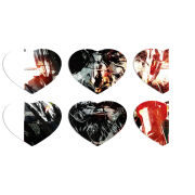 Магнитные фотопазлы Сердце 50 на 50 набор 6 штук 