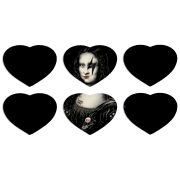 Магнитные фотопазлы Сердце 50 на 50 набор 6 штук 